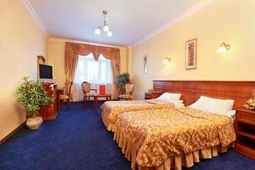Двухместный номер «Комфорт» с 2 отдельными кроватями в Гостинице Пушкарская Слобода